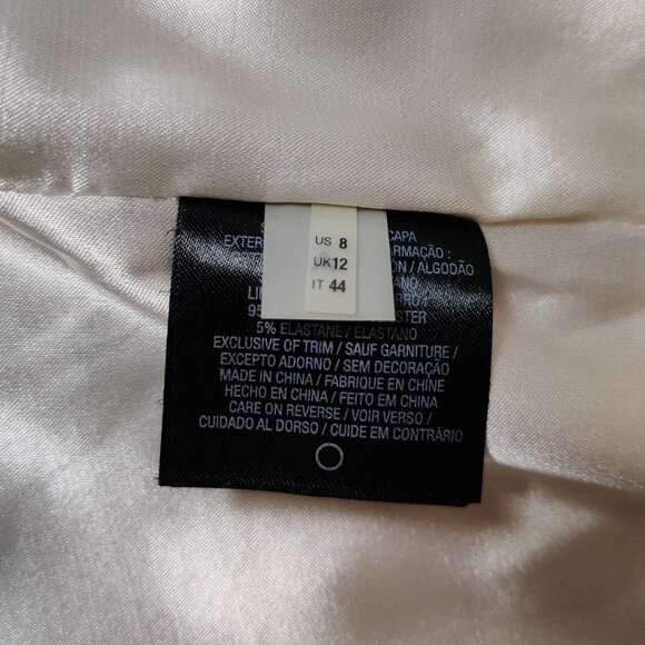 Elie Tahari Abstract Watercolor Stripe Straight Mini Skirt – Medium 8 EUC - Picture 6 of 6